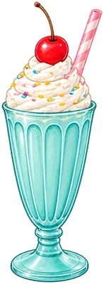mint parfait illustration